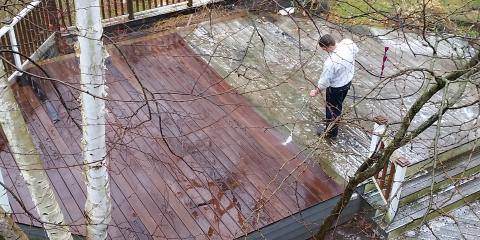 Completed exterior cleaning work by The Powerwash Guys