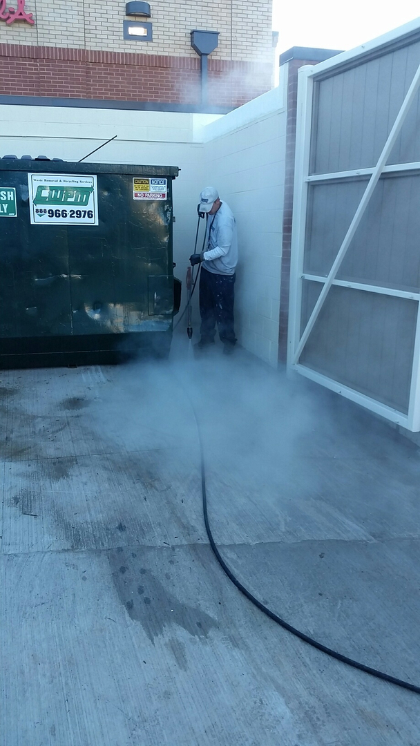 Completed exterior cleaning work by The Powerwash Guys