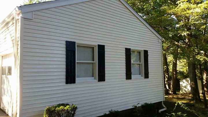 Completed exterior cleaning work by The Powerwash Guys
